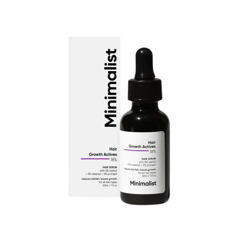 Minimalist Hair Growth Actives 18% Hair Serum 30ml
