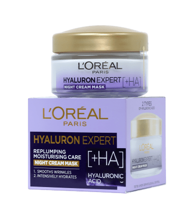 L'Oreal Hyaluron Expert Replumping Moisturising Care Night Cream Mask 50ml