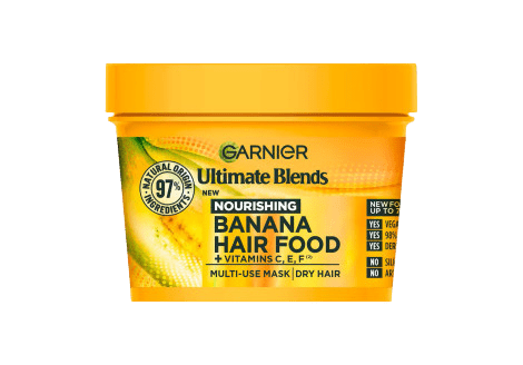 Garnier Ultimate Blend Nourishing Banana Hair Food + Vitamin C,E,F Multi-Use Mask 400ml