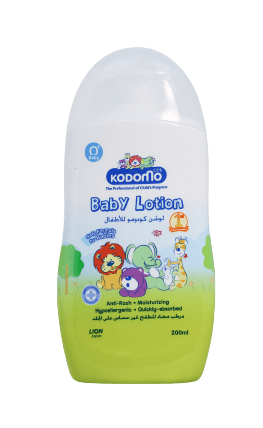 Kodomo Anti Rash & Moisturizing Baby Lotion 0+ Baby 180ml